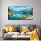 Beautiful Mountain Nature River Wall Art Canvas Office Home Room Framed 120x60cm