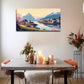 Lake Scene Cherry Blossoms Wall Art Canvas Office Home Room Framed 120x60cm
