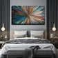 Modern Blue Green Turquoise Wall Art Canvas Office Home Room Framed 120x60cm