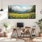 Vintage & Contemporary Woodland Wall Art Canvas Office Home Room Framed 120x60cm