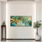 Golden Roots, An Abstract Wall Art Canvas Office Home Room Framed 80x45cm