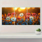 3pcs Autumn Wildflowers and Grasses Metal Print Ready to Hang Art