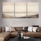 3pcs Calm Ocean Tones Minimalist Décor Perfect Wall Art Set Canvas Framed 40x60cm - High Quality Print 100% Australian Made Wall Canvas Ready to Hang