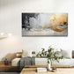 Abstract Gold Circle Wall Art Canvas Office Home Room Framed 120x60cm
