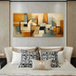 Features Colourful Geometric Wall Art Canvas Office Home Room Framed 120x60cm