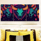 3pcs Art Deco Skulls and Bison Metal Print Ready to Hang Art