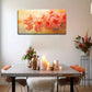 Elegant Pink Floral Design Wall Art Canvas Office Home Room Framed 120x60cm
