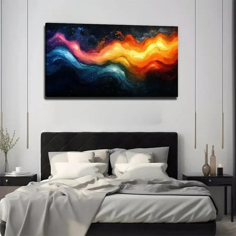 Extra Wide Horizontal Wall Art Canvas Office Home Room Framed 120x60cm