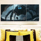 3pcs Featuring Large Mechanical Spiders, I Metal Print Ready to Hang Art