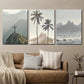 3pcs Rio de Janeiro Brazilian Inspirational Wall Art Set Canvas Framed 40x60cm - High Quality Print 100% Australian Made Wall Canvas Ready to Hang