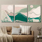 3pcs Abstract Green Nature Landscape Wall Art Set Canvas Framed 40x60cm - High Quality Print 100% Australian Made Wall Canvas Ready to Hang