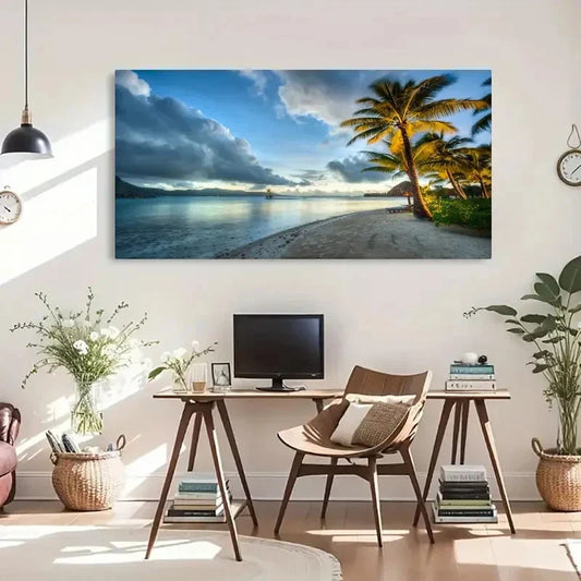 Vintage & Contemporary Scenery Wall Art Canvas Office Home Room Framed 120x60cm