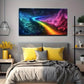 Full Of Sparkling Stars Sky Wall Art Canvas Office Home Room Framed 80x45cm