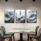 3pcs Abstract Cityscape White Curves Perfect Wall Art Set Canvas Framed 40x60cm - High Quality Print 100% Australian Made Wall Canvas Ready to Hang