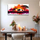 African Grassland Nature Wall Art Canvas Office Home Room Framed 120x60cm