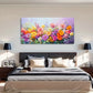 Vibrant Colorful Petals Perfect Wall Art Canvas Office Home Room Framed 120x60cm