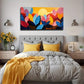 Lightning Prairie Dramatic Sky Wall Art Canvas Office Home Room Framed 120x60cm