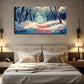 The Tree Canopies On Both Side Wall Art Canvas Office Home Room Framed 120x60cm