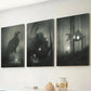 3pcs  Mystical Forest & Eagle Wall Art Set Canvas Framed 40x60cm - High Quality Print 100% Australian Made Wall Canvas Ready to Hang