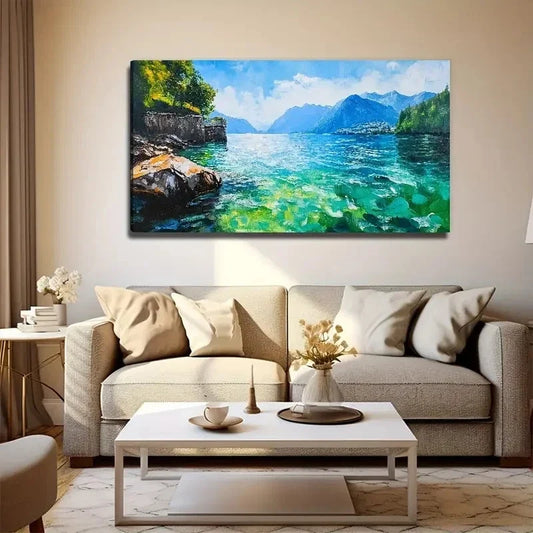 Stone Nature Beautiful Scenery Wall Art Canvas Office Home Room Framed 120x60cm