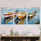 3pcs Vibrant Seascape Coastal Landscape Metal Print Ready to Hang Art