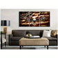 3pcs American Independence Day Bald Painting Metal Print Ready to Hang Art