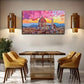 Vibrant East European Perfect Wall Art Canvas Office Home Room Framed 80x45cm