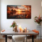 View Charming Outdoor Sunset Wall Art Canvas Office Home Room Framed 120x60cm