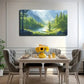 Green Grove Decoration Space Wall Art Canvas Office Home Room Framed 120x60cm