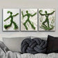 3pcs Dancing In The Shape Greenery Wall Art Set Canvas Framed 40x60cm - High Quality Print 100% Australian Made Wall Canvas Ready to Hang
