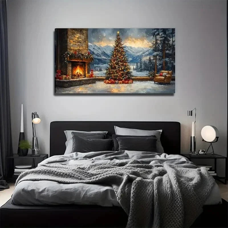 Aesthetic Decoration Tree Wall Art Canvas Office Home Room Framed 120x60cm