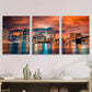 3pcs New York City Skyline Modern Urban Metal Print Ready to Hang Art