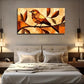 Standing Bird Suitable Modern Wall Art Canvas Office Home Room Framed 120x60cm