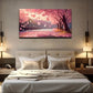 Autumn Falling Leaves Wall Art Canvas Office Home Room Framed 80x45cm