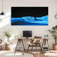 Starry Night Blue Field Wall Art Canvas Office Home Room Framed 120x60cm