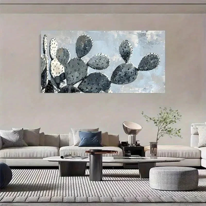 Minimalist Textured Background Wall Art Canvas Office Home Room Framed 120x60cm