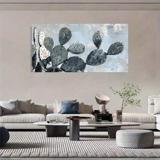 Minimalist Textured Background Wall Art Canvas Office Home Room Framed 120x60cm