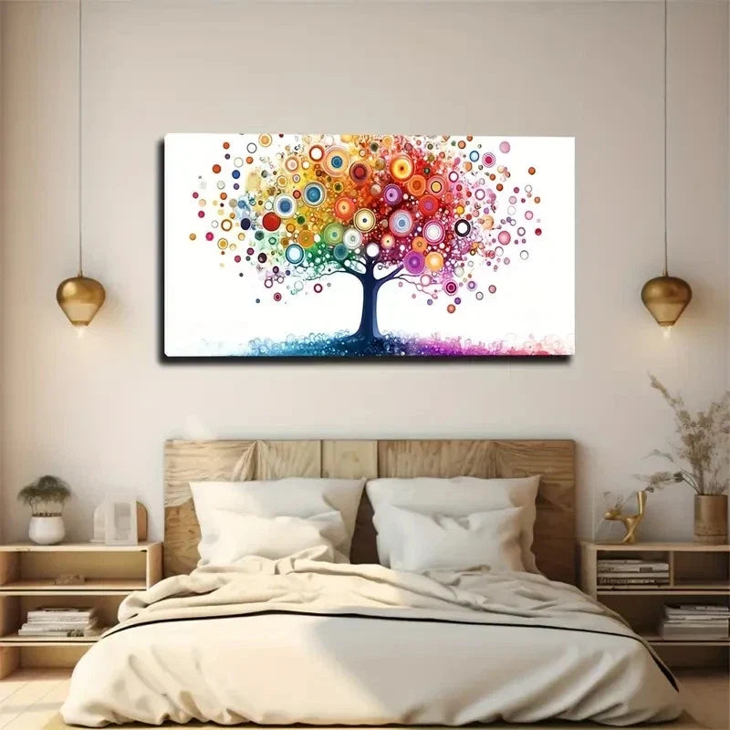 Various Circular Pattern Compos Wall Art Canvas Office Home Room Framed 120x60cm