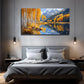 Romantic And Seclusive Lake Wall Art Canvas Office Home Room Framed 80x45cm