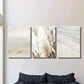 3pcs Coastal Reed Botanical Landscape Wall Art Set Canvas Framed 40x60cm - High Quality Print 100% Australian Made Wall Canvas Ready to Hang