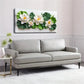 Elegant White For Lotus Flowers Wall Art Canvas Office Home Room Framed 120x60cm