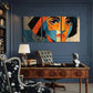 3pcs Geometric Design Vibrant Colors Abstract Art Metal Print Ready to Hang Art