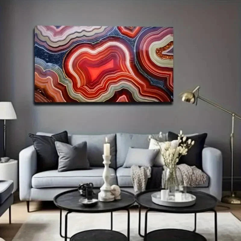 Modern Bohemian Abstract Wall Art Canvas Office Home Room Framed 120x60cm