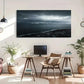 Seaside Evening Spring Season Wall Art Canvas Office Home Room Framed 120x60cm
