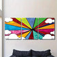 3pcs olorful Pop Art Vibrant Abstract Metal Print Ready to Hang Art