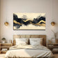Abstract Watercolor Style Wall Art canvas office home room framed 120x60cm
