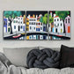 3pcs Ancient city canal Art Painting Metal Print Ready to Hang Art