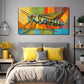 A Hero Locust Decor Wall Art Canvas Office Home Room Framed 120x60cm