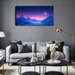 Purple Starry Night Sky Blue Wall Art Canvas Office Home Room Framed 120x60cm