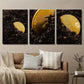 3pcs Bitcoin Photography Cryptocurrency Wall Art Set Canvas Framed 40x60cm - High Quality Print 100% Australian Made Wall Canvas Ready to Hang